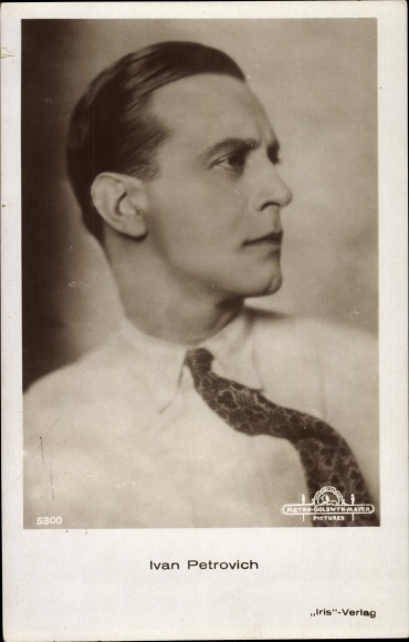 Ak Schauspieler Ivan Petrovich, Seitenportrait, Amag Iris Verlag 5300