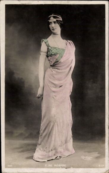 Ak Cléo de Mérode, Tänzerin und Ballerina