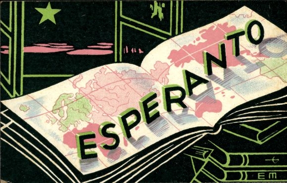 Landkarten Ak Esperanto, Atlas, Union Esperantiste de France