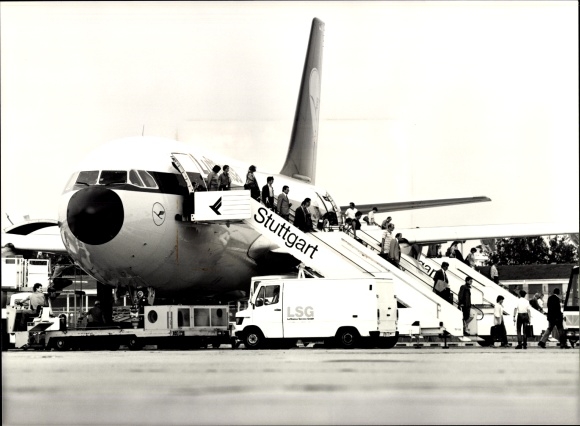 Foto Deutsches Passagierflugzeug, Airbus A310, Lufthansa