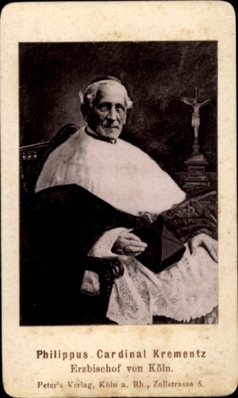CdV Philippus Kardinal Krementz, Erzbischof von Köln, Portrait