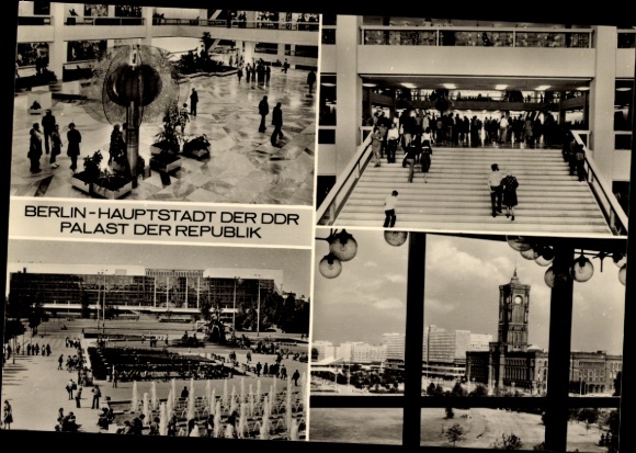 Ak Berlin Mitte, Palast der Republik, Foyer, Rathaus