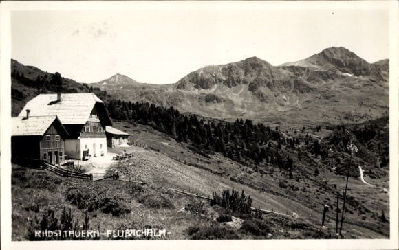 Ak Salzburg, Radstädter Tauern, Flubachalm, Unterkunftshaus