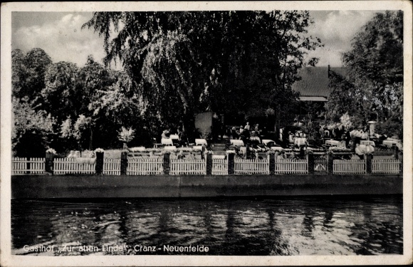Ak Hamburg Harburg Cranz Neuenfelde, Gasthof Zur alten Linde