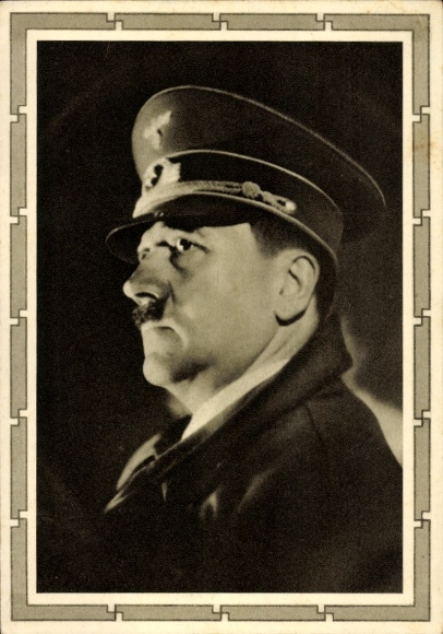 Ganzsachen Ak Führer und Reichskanzler Adolf Hitler, Portrait