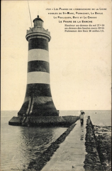 CPA Batz Loire Atlantique, Phare