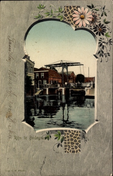 Passepartout Ak Bodegraven Südholland, Sluis