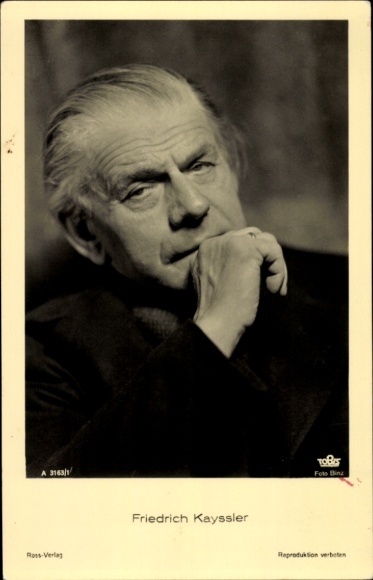 Ak Schauspieler Friedrich Kayssler, Portrait, Autogramm