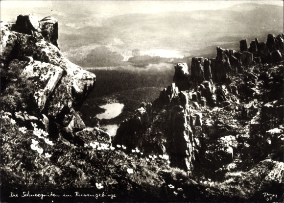 Ak Szklarska Poręba Schreiberhau Riesengebirge Schlesien, Schneegruben