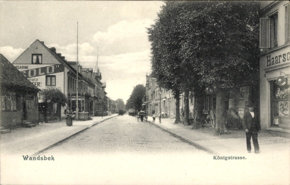 Ak Hamburg Wandsbek, Königstraße