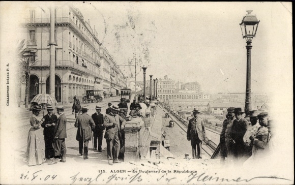 CPA Alger Alger Algérie, Boulevard de la Republique