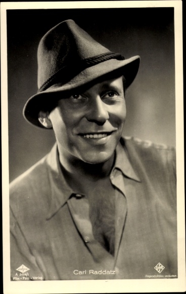 Ak Schauspieler Carl Raddatz, Portrait