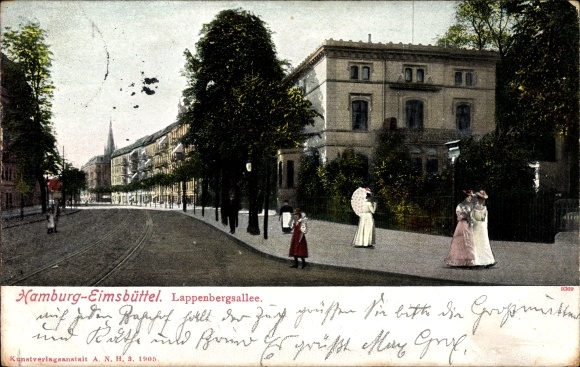Ak Hamburg Eimsbüttel, Lappenbergsallee