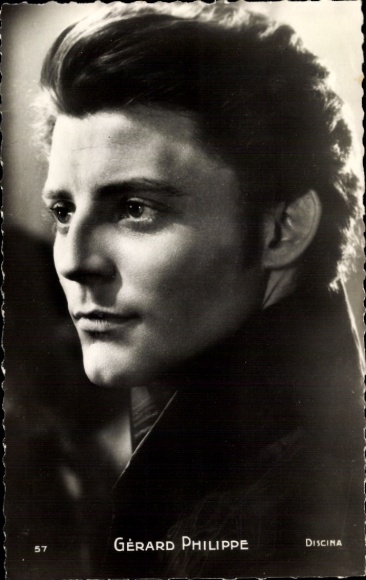 Ak Schauspieler Gérard Philipe, Portrait