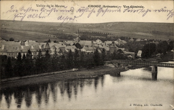 Ak Chooz Ardennes, Gesamtansicht