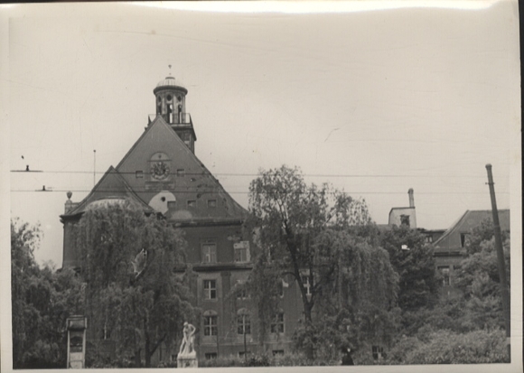 Original Foto Berlin Treptow, Rathaus in der Baumschulenstraße, um 1947