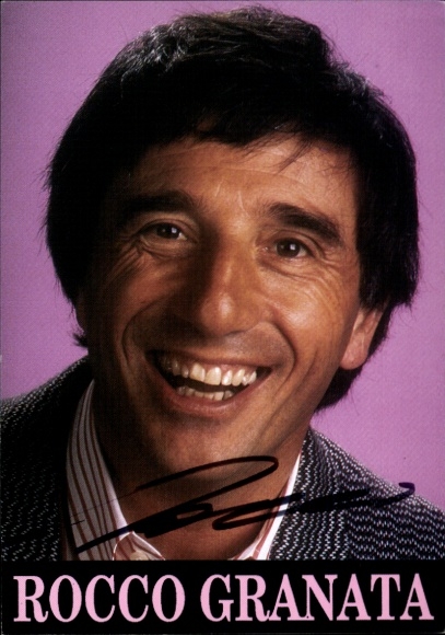 Foto Sänger Rocco Granata, Autogramm