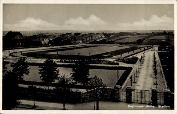 Ak Hörde Dortmund im Ruhrgebiet Westfalen, Stadion