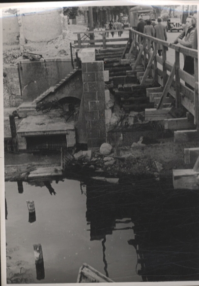 Original Foto Berlin Oberschöneweide, Stubenrauch-Brücke, um 1947