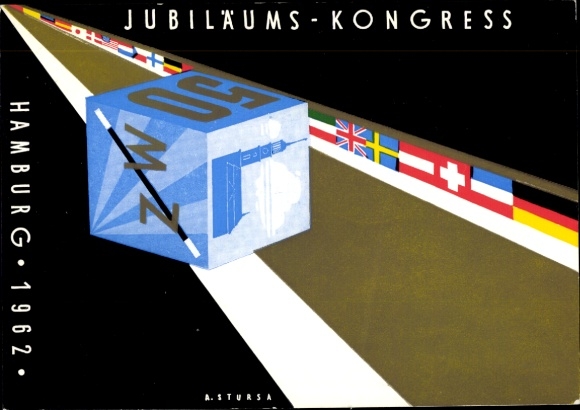 Ak Hamburg, Jubiläums Kongress, 1962