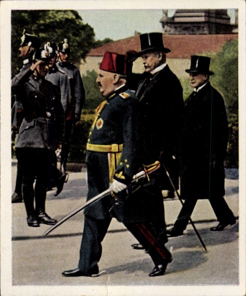 Sammelbild Nachkriegszeit Nr. 138 Juni 1929 ägyptischer König in Berlin, Reichspräsident Hindenburg