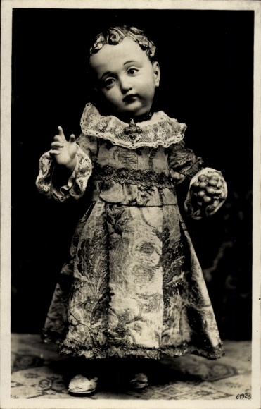 Ak Christkind mit der Traube, Aus der Abtei Weitenburg