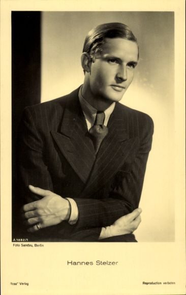 Ak Schauspieler Hannes Stelzer, Portrait