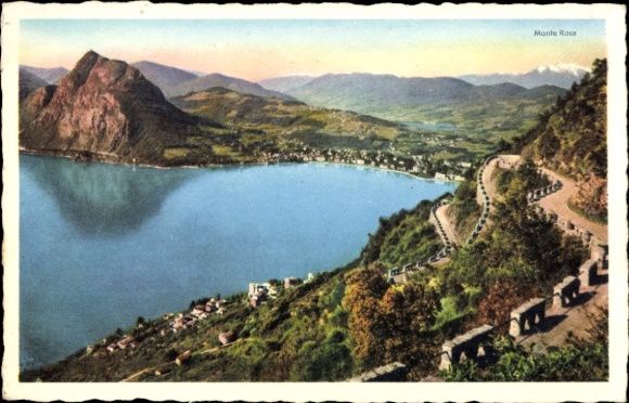 Ak Lugano Kanton Tessin, Monte San Salvatore, Monte Rosa