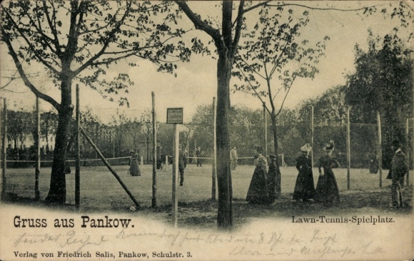 Ak Berlin Pankow, Lawn-Tennis-Spielplatz