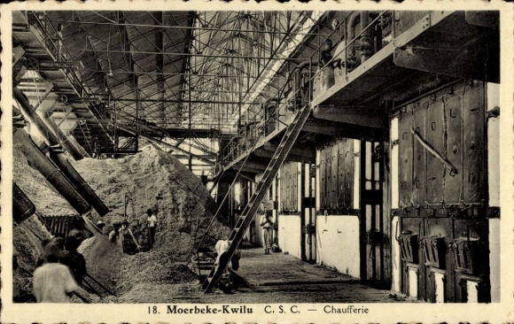 CPA Moerbeke Kwilu RD Congo Zaïre, Chaufferie