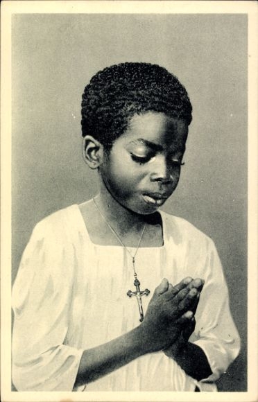 Ak Madagaskar, Betender Junge, Missionierung