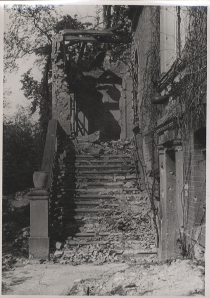 Original Foto Berlin Wilmersdorf, Landhausstraße, schwedische Kirche, um 1945/46