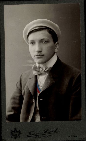 Studentika CdV Jena in Thüringen, Porträt eines Studenten