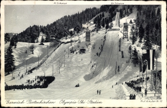 Ak Garmisch Partenkirchen, Olympia Sprungschanze