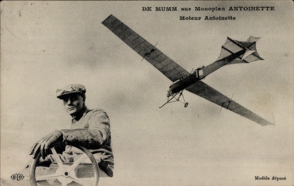 CPA Aviation, De Mumm sur Monoplan Antoinette