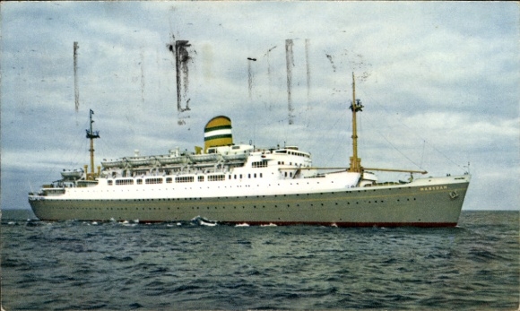 Ak Dampfschiff SS Maasdam, HAL