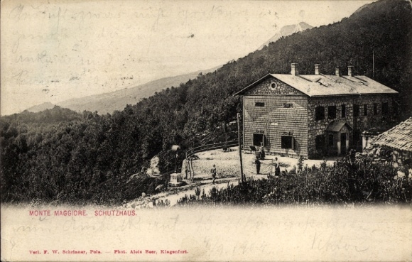 Ak Monte Maggiore Kroatien,  Schutzhaus