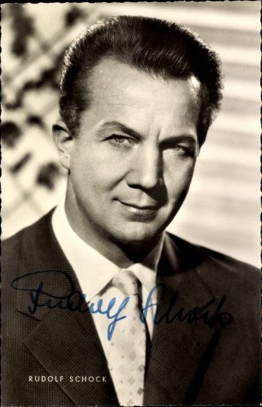 Ak Schauspieler Rudolf Schock in Der Czardas-König, Portrait, Autogramm