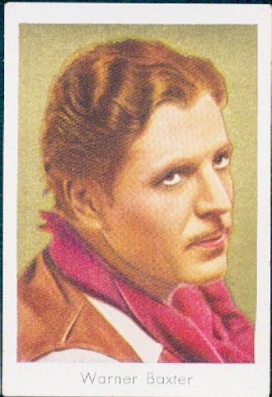 Sammelbild Salem Goldfilm, Bild Nr. 174, Schauspieler Warner Baxter