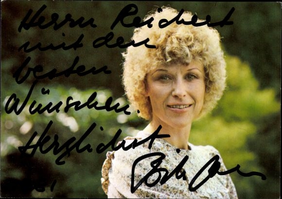 Ak Schauspielerin Bibi Johns, Portrait, Autogramm