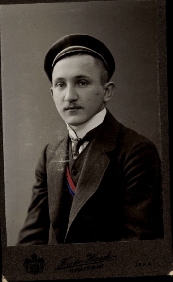 Studentika CdV Jena in Thüringen, Porträt eines Studenten