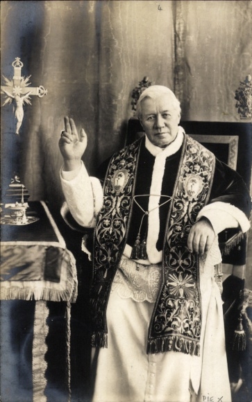 Ak Papst Pius IX., Giovanni Maria Mastai Ferretti, Portrait