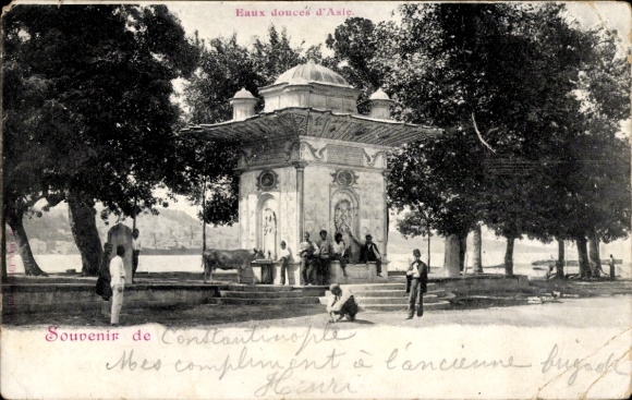 CPA Constantinople Istanbul Turquie, Eaux douces d'Asie
