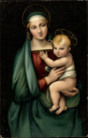 Künstler Ak Sanzio, Raffaelo, La Madonna detta del Granduca