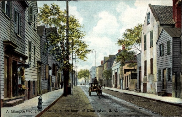 PC Charleston, South Carolina, USA, Glimpse through Coonville