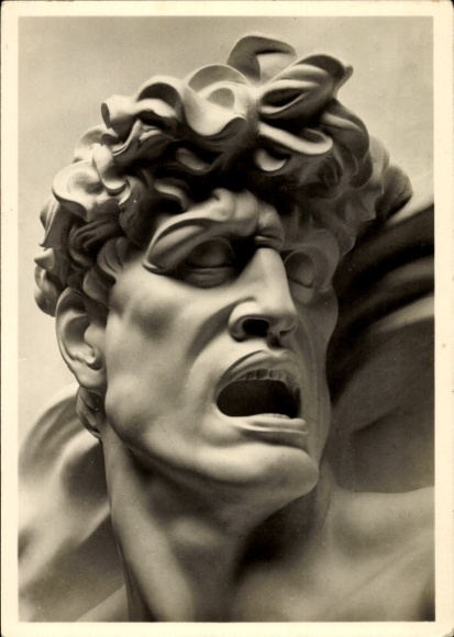 Ak Plastik von Arno Breker, Kameraden, Ausschnitt