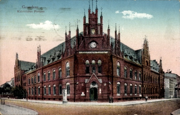 Ak Graudenz Westpreußen, kaiserliches Postamt