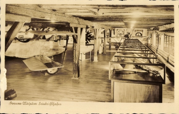Ak Friedrichshafen am Bodensee, Dornier-Museum, Flugzeuge