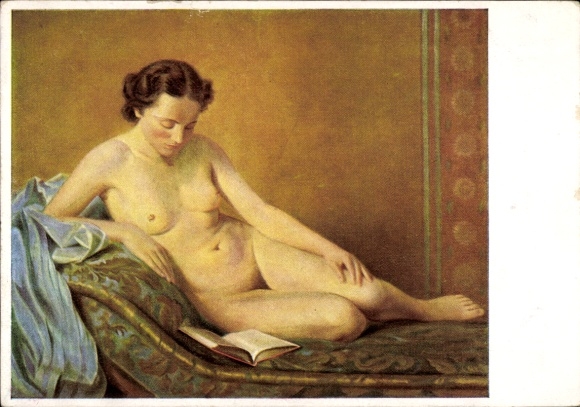 Künstler Ak Ziegler, Adolf, Akt, Frauenakt, HDK 17