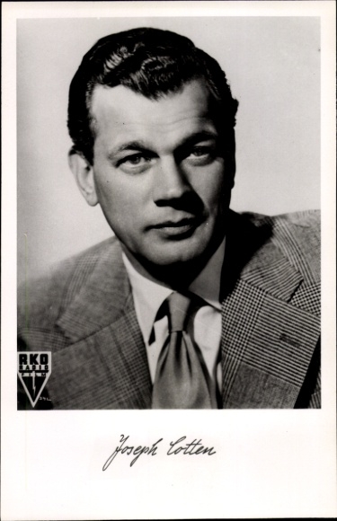 Foto Schauspieler Joseph Cotten, Portrait